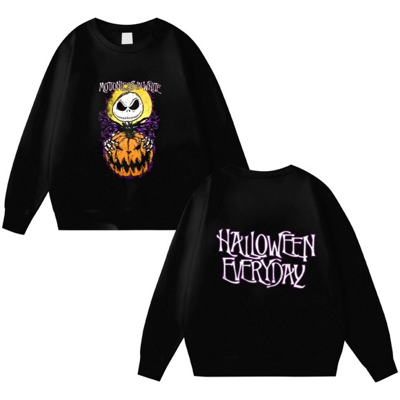 2022 The Trinity Of Terror Tour, Motionless In White 2 Sided Sweatshirts - Picture 1 of 4